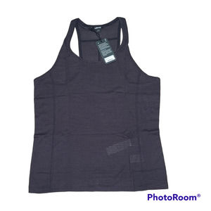 NWT allbirds Women's Natural Run Tank - black - medium MESH